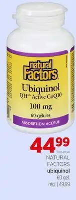 Avril NATURAL FACTORS ubiquinol offer