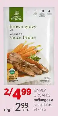 Avril SIMPLY ORGANIC mélanges sauce bios offer