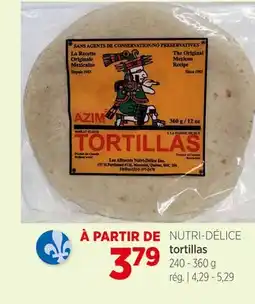 Avril tortillas offer