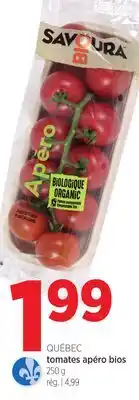 Avril QUÉBEC tomates apéro bios offer