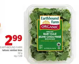 Avril EARTHBOUND FARM laitues variées bios offer