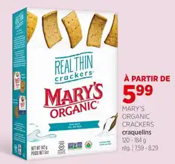 Avril ORGANIC CRACKERS craquelins offer