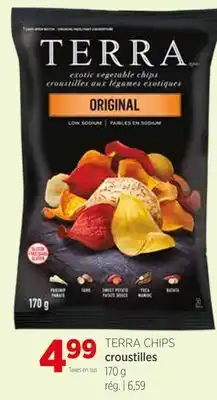 Avril TERRA CHIPS croustilles offer