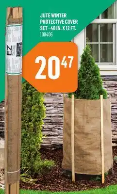 Canac Jute Winter Protective Cover Set - 40 in. x 12 ft offer