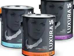 Canac Luxura Kitchen Bathroom Interior Latex Paint White & Colours 3.7L offer