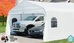 Canac Deluxe Double Car Shelter offer