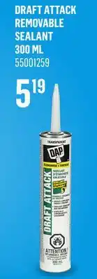 Canac Draft Attack Removable Sealant 300ml offer
