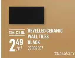 Canac Bevelled Ceramic Wall Tiles offer