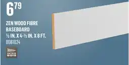 Canac Inter Bois Zen Wood Fibre Baseboard offer
