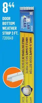 Canac Door Bottom Weather Strip 3 ft offer