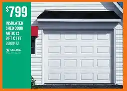 Canac Garaga Insulated Shed Door Artic 12 offer