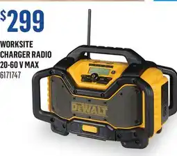 Canac Worksite Charger Radio 20-60 V MAX offer