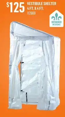 Canac Vestibule Shelter 4ft.x4ft offer