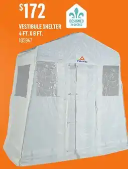 Canac Vestibule Shelter 4ft.x8ft offer