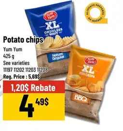 Mayrand Yum Yum Potato chips offer