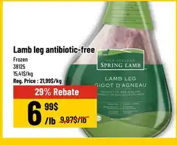 Mayrand Lamb leg antibiotic-free offer