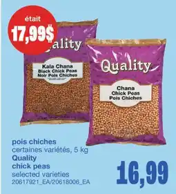 Wholesale Club POIS CHICHES QUALITY, 5 KG offer