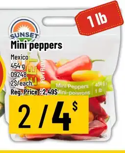 Mayrand Sunset Mini peppers offer