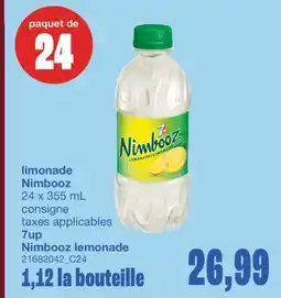 Wholesale Club LIMONADE NIMBOOZ 7UP, 24 X 355 ML offer
