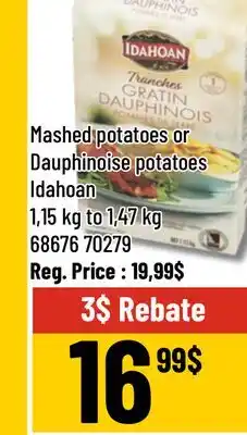 Mayrand Mashed potatoes or Dauphinoise potatoes Idahoan offer