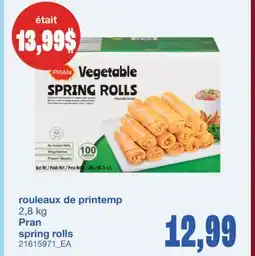 Wholesale Club ROULEAUX DE PRINTEMP PRAN, 2,8 KG offer