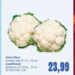 Wholesale Club CHOU-FLEUR, 12 UN offer