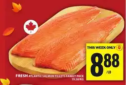 Food Basics FRESH ATLANTIC SALMON FILLETS FAMILY PACK offer