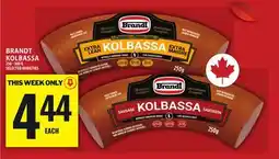 Food Basics BRANDT KOLBASSA offer