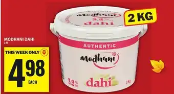 Food Basics MODHANI DAHI offer