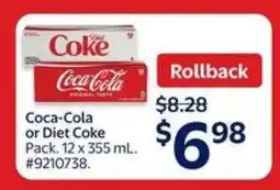 Walmart Coca-Cola or Diet Coke offer