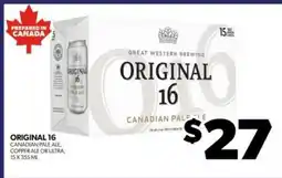Real Canadian Liquorstore Original 16 offer