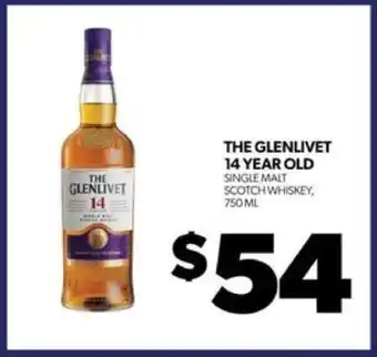 Real Canadian Liquorstore The Glenlivet 14 Year Old offer