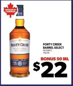 Real Canadian Liquorstore Forty Creek Barrel Select offer