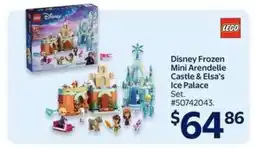 Walmart Disney Frozen Mini Arendelle Castle & Elsa's Ice Palace Set offer