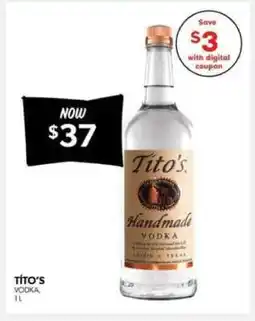 Real Canadian Liquorstore Tito's Handmade Vodka offer