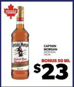 Real Canadian Liquorstore Captain Morgan Spiced Rum offer