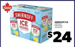 Real Canadian Liquorstore Smirnoff Ice Citrus or Party Pack offer