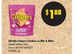 No Frills Christie Crispers Crackers or Bits & Bites offer