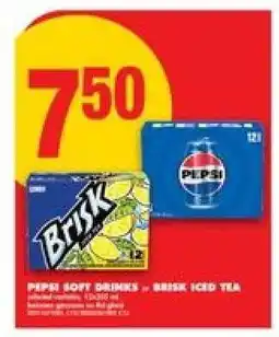 No Frills PEPSI SOFT DRINKS – BRISK ICED TEA offer