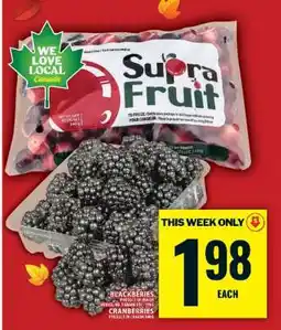 Food Basics Blackberries offer
