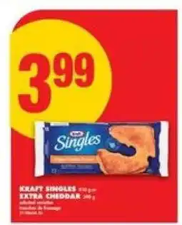 No Frills Kraft Singles & Extra Cheddar offer