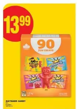 No Frills MAYNARD CANDY offer