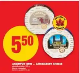 No Frills AGROPUR BRIE – CAMEMBERT CHEESE offer