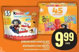 Food Basics Kinder Mini Chocolate & Maynards Fun Treats offer