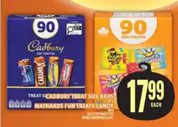 Food Basics Cadbury Treat Size Bars / Maynards Fun Treats Candy offer