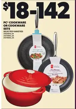 Loblaws PC COOKWARE OR COOKWARE SETS offer