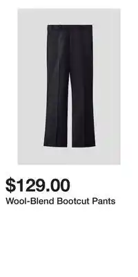 H&M Wool-Blend Bootcut Pants offer