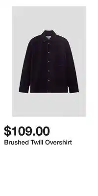 H&M Brushed Twill Overshirt offer