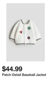 H&M Patch-Detail Baseball Jacket offer