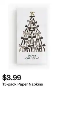 H&M 15-pack Paper Napkins offer